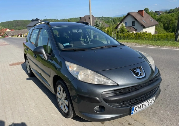 Peugeot 207 cena 10800 przebieg: 166800, rok produkcji 2008 z Dobczyce małe 232